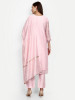 Light Pink Modal Chanderi Straight Suit Set