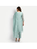 Light Green Modal Chanderi Straight Suit Set
