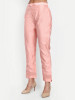 Peach Modal Chanderi Straight Suit Set