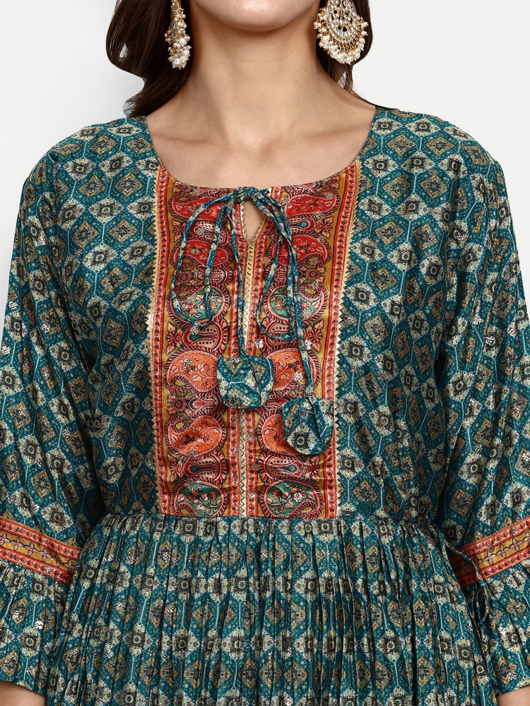 Digital Print Chinnon Naira  Suit Set